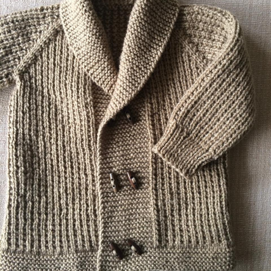 Patrón Abrigo Olivo