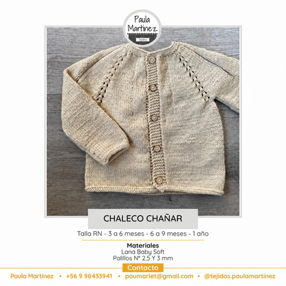 Patrón  Chaleco Chañar